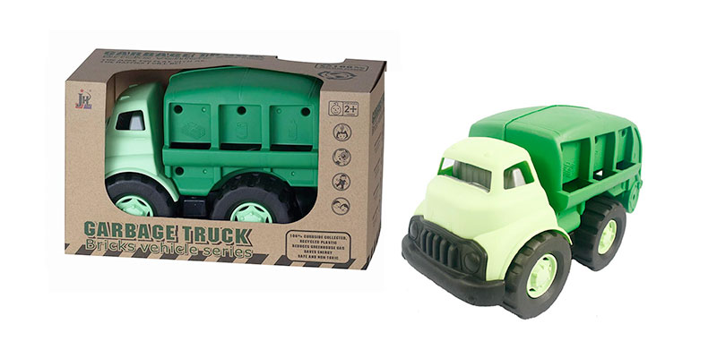 Camión de basura de juguete ecológico