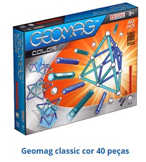 brinquedo GEOMAG CLASSIC de 40 peça