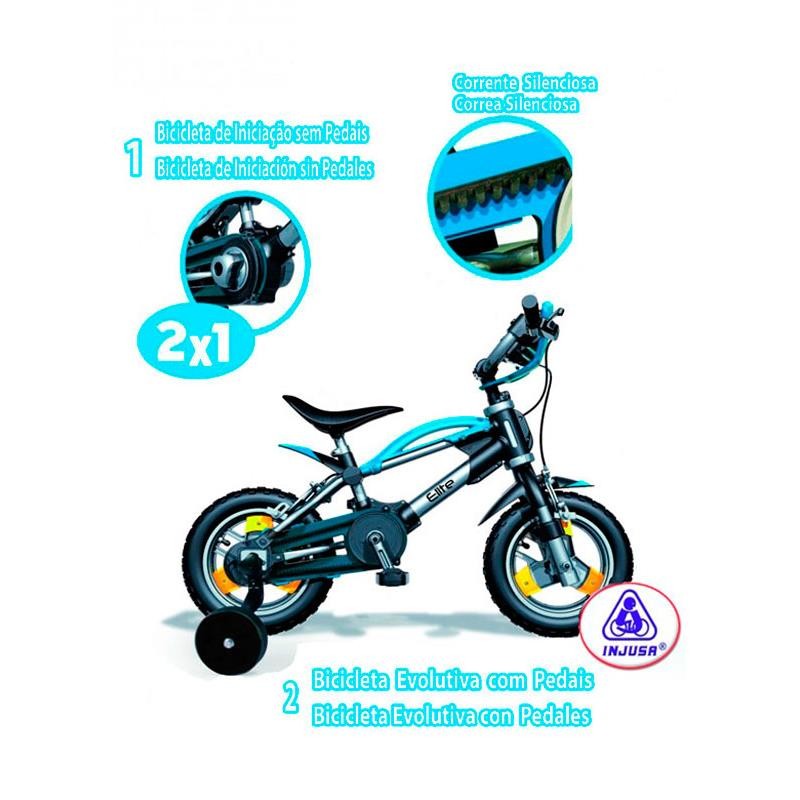 Comprar Bicicleta evolutiva élite azul 12 de Injusa