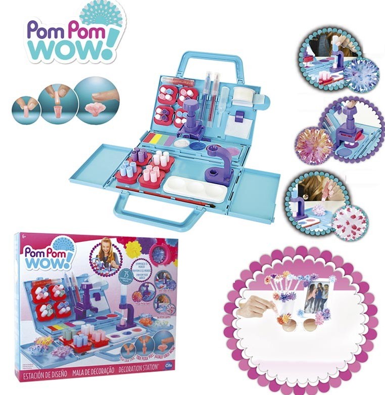 Juguete de decoraciones con pompones 'Pom Pom WOW'