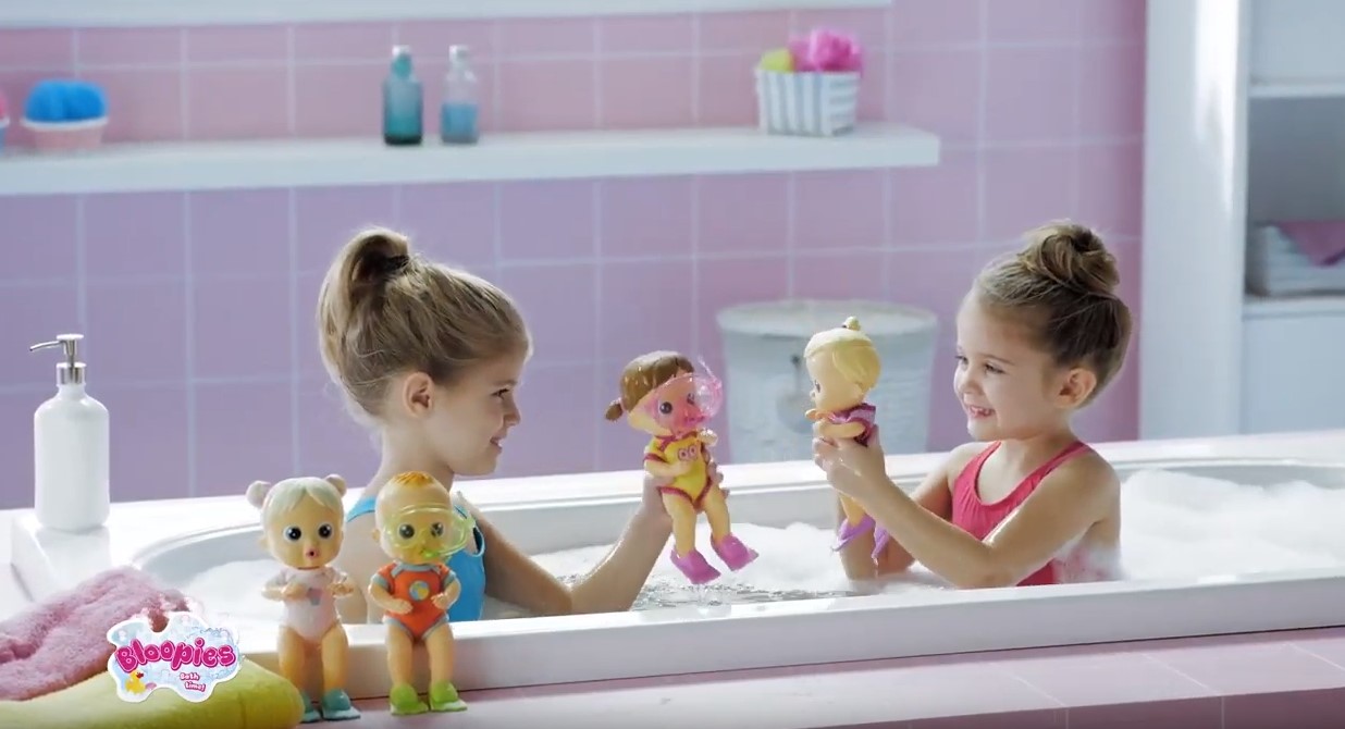 Muñecas nadadoras Bloopies ¡tus compañeras para el baño!