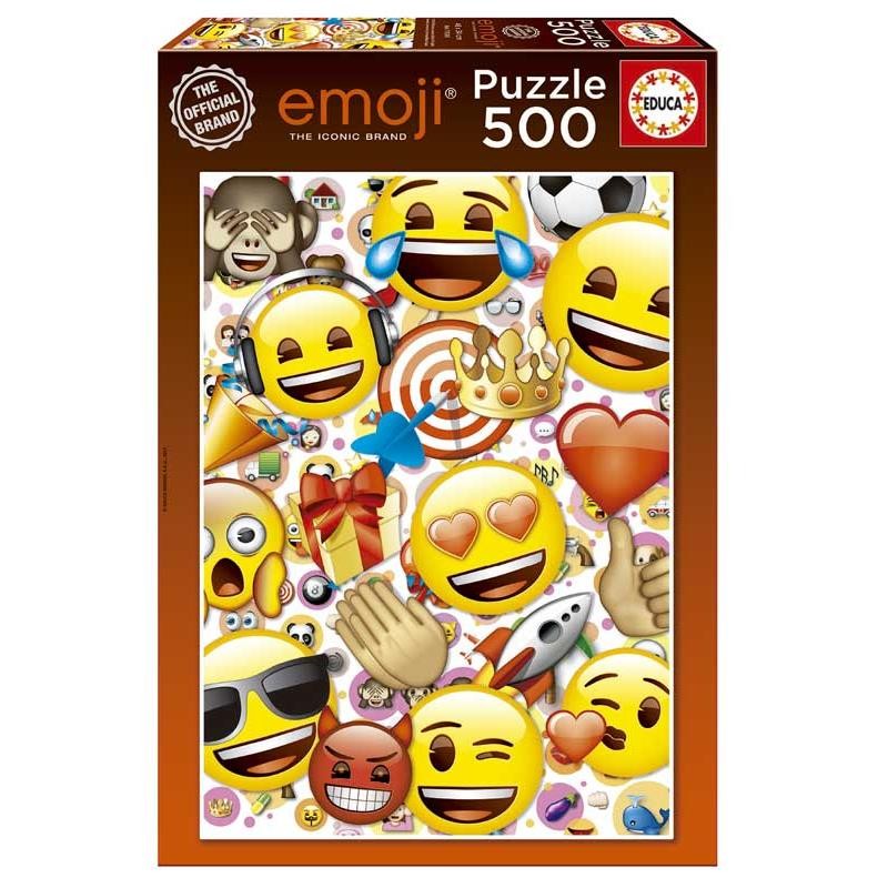 Puzzle 500 peças Emoji Educa