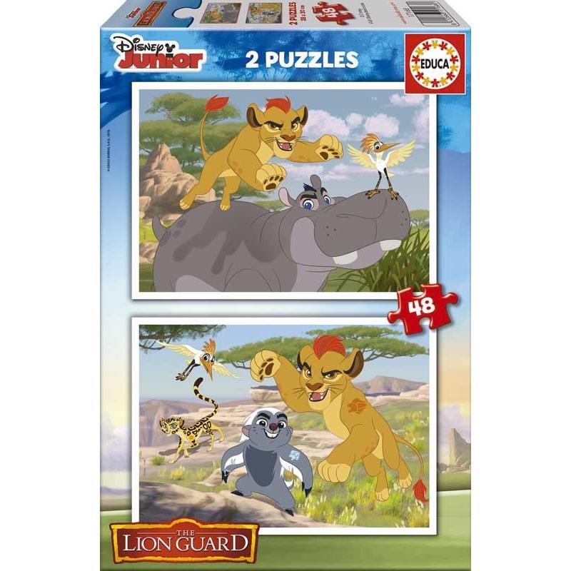 Educa puzzle 2×48 la guardiã del león