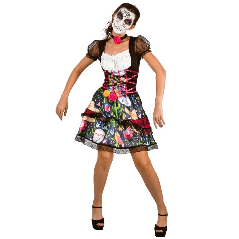 Vestido de Catrina para adulto