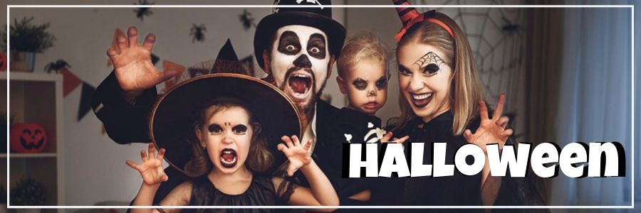 Halloween disfraces en familia