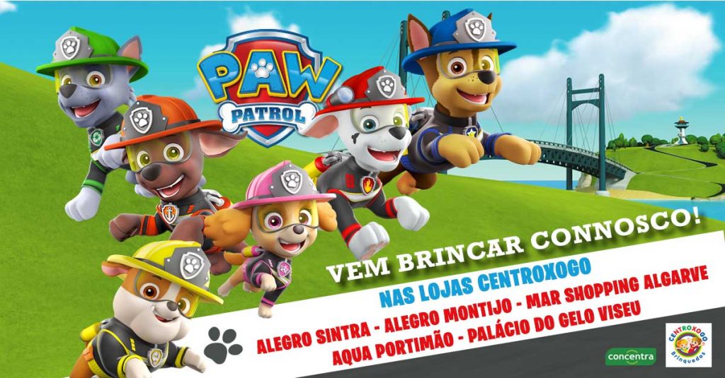 Brincar com os teus brinquedos preferidos da Patrulha Pata