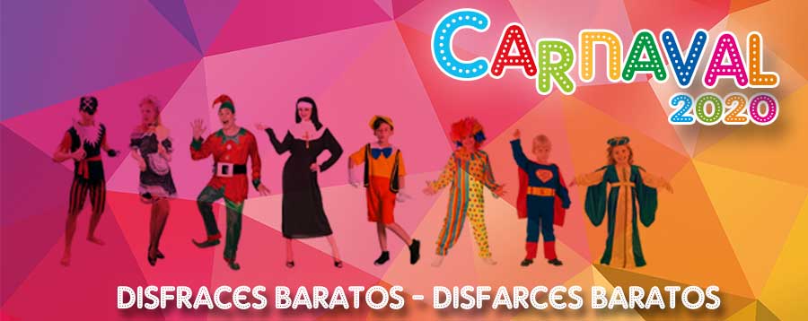 Disfraces baratos para celebrar el Carnaval