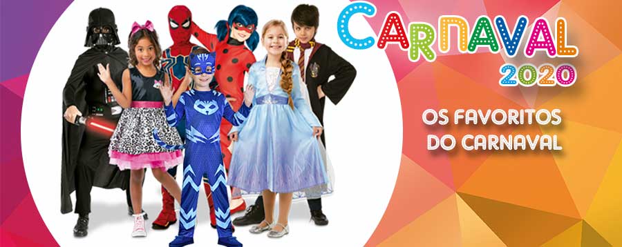 As 5 personagens preferidas das crianças para os seus disfarces de Carnaval