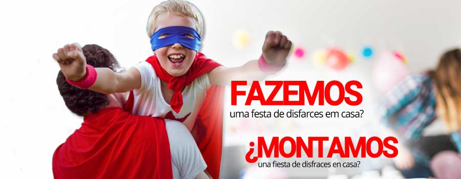 Fazemos uma Festa de disfarces em casa?