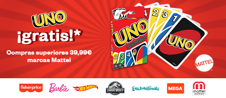 Brinquedos em promoção: recebe um «jogo UNO» grátis com os teus brinquedos da Mattel