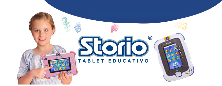 Storio o tablet educativo para crianças entre os 3 e 6 anos