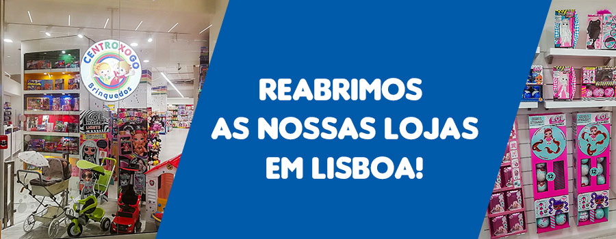 Reabrimos as nossas lojas em Lisboa