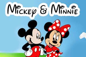 brinquedos Mickey y Minnie