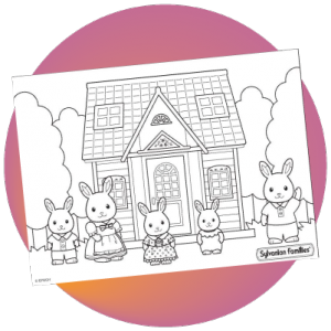 Para Colorir Sylvanian Families
