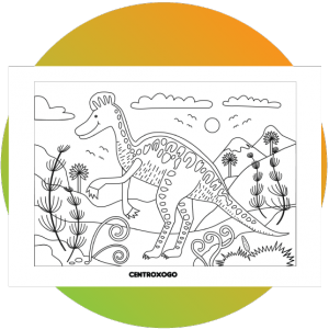 colorear dibujos Dinosaurios