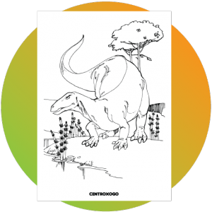 colorir desenhos Dinossauros