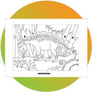colorir desenhos Dinossauros