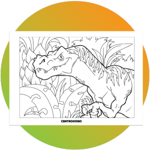 colorear dibujos Dinosaurios