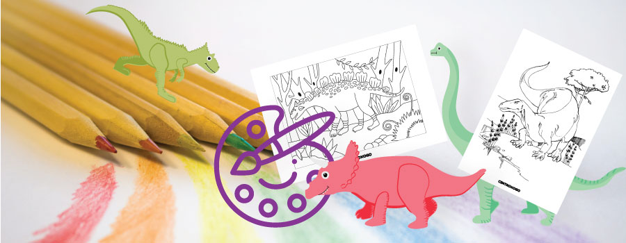 Para colorir – Dinossauros