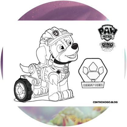 Rastreador de la Patrulla Canina para colorear