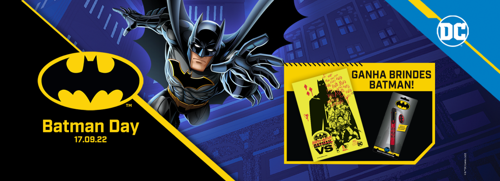 Comemora o Batman Day com um brinde exclusivo