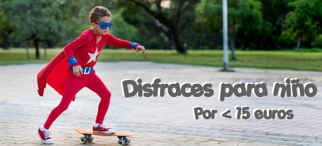 5 Disfraces de carnaval por menos de 15€ para niños