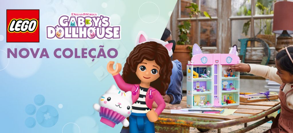 Nova coleção LEGO da Casa das Bonecas de Gabby