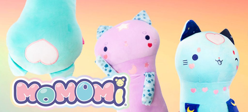 Novos Peluches Almofada Momomi