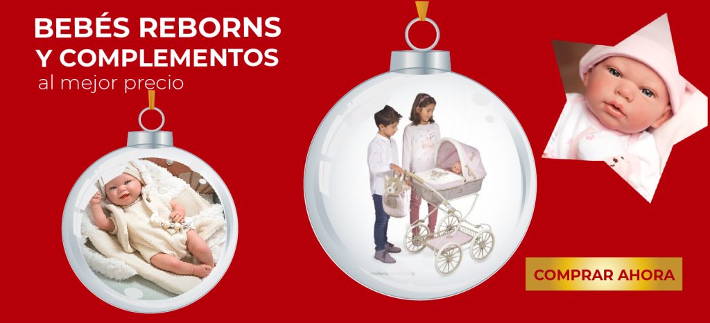 Bebés Reborn y cochecitos para muñecas al mejor precio para Navidad