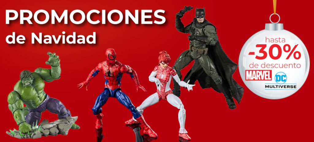 Ofertas increíbles en figuras de acción de Marvel y DC para Navidad