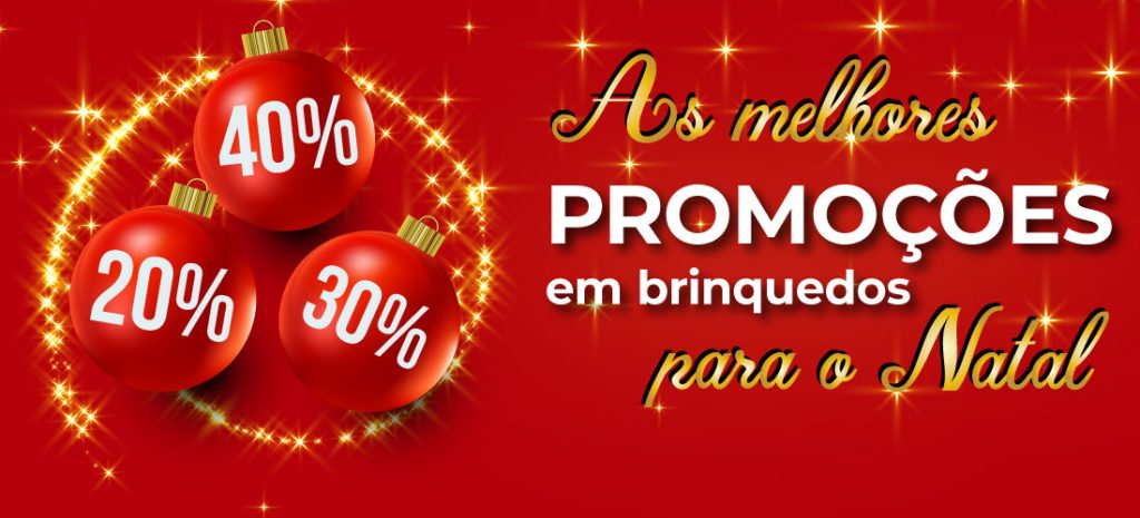 As melhores promoções em brinquedos para o Natal 2023