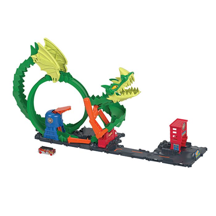 Hot Wheels City pista dragão furioso